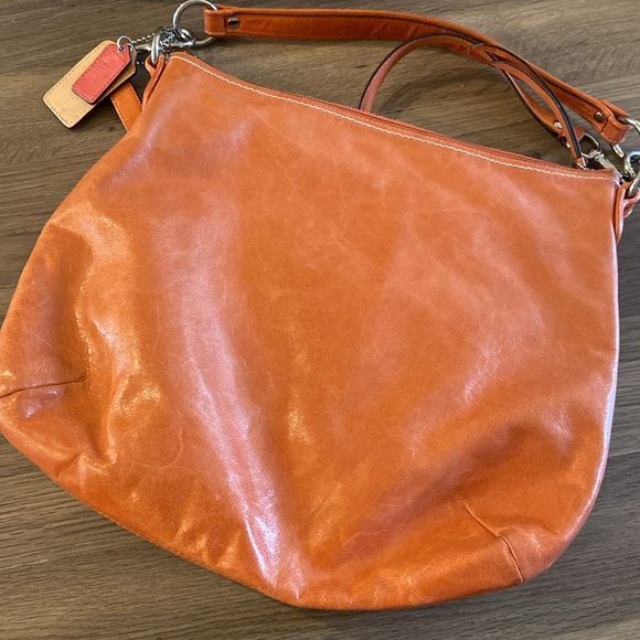 Coach Poppy Shimmer Hobo Bag - Picture 13 of 16